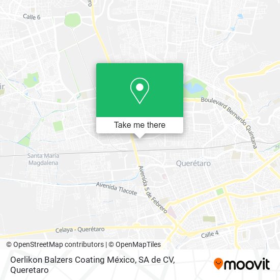 Oerlikon Balzers Coating México, SA de CV map