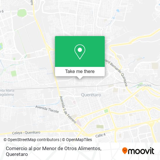 Comercio al por Menor de Otros Alimentos map