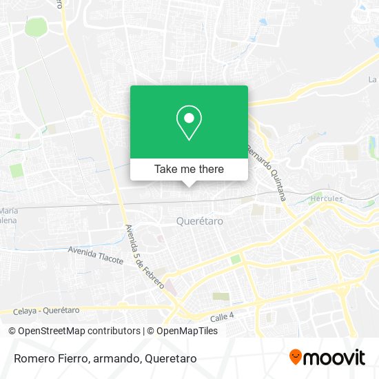 Romero Fierro, armando map