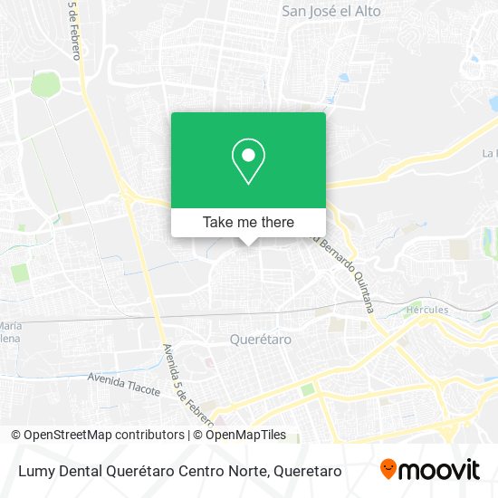 Lumy Dental Querétaro Centro Norte map