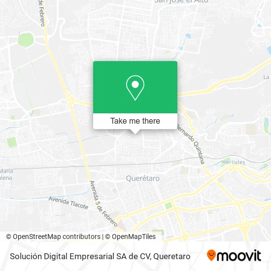 Solución Digital Empresarial SA de CV map
