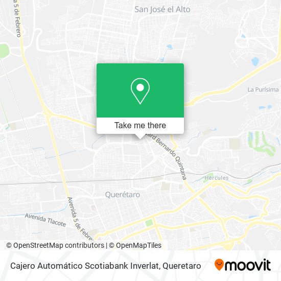 Cajero Automático Scotiabank Inverlat map