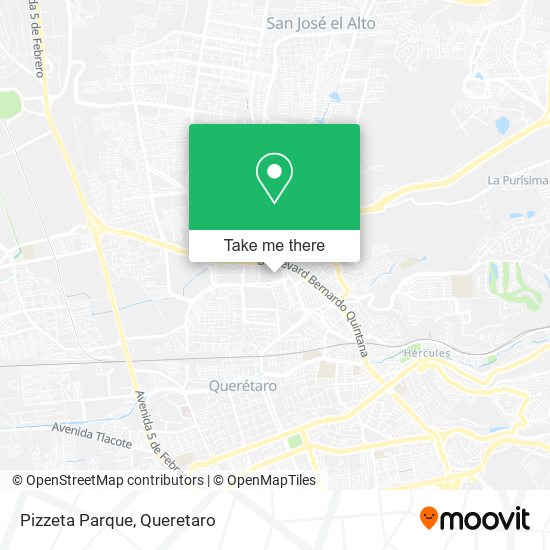 Mapa de Pizzeta Parque