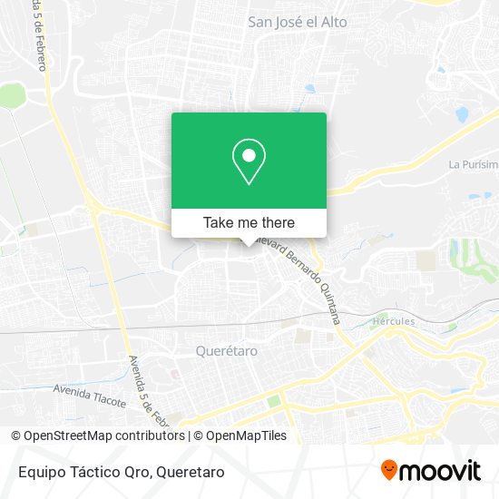 Equipo Táctico Qro map