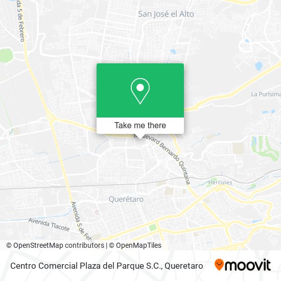 Mapa de Centro Comercial Plaza del Parque S.C.