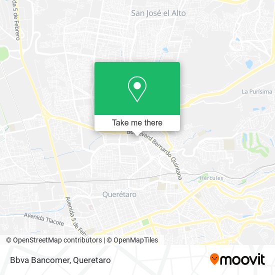 Mapa de Bbva Bancomer