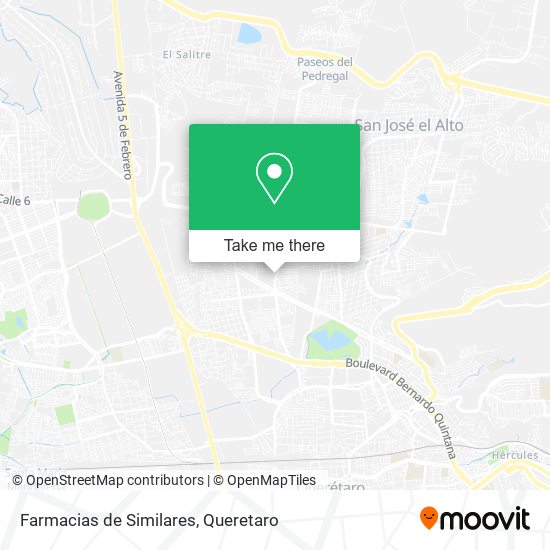 Farmacias de Similares map