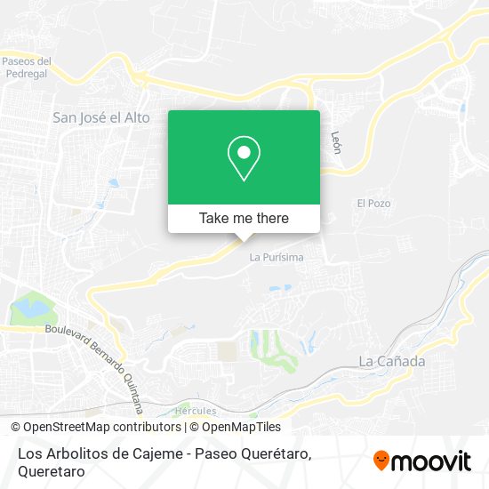 Mapa de Los Arbolitos de Cajeme - Paseo Querétaro