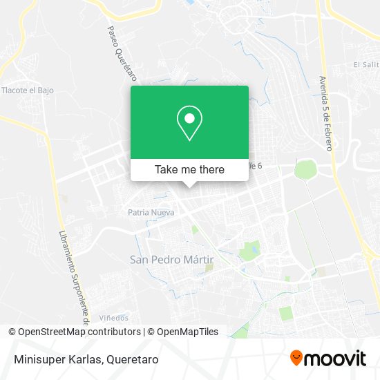 Mapa de Minisuper Karlas