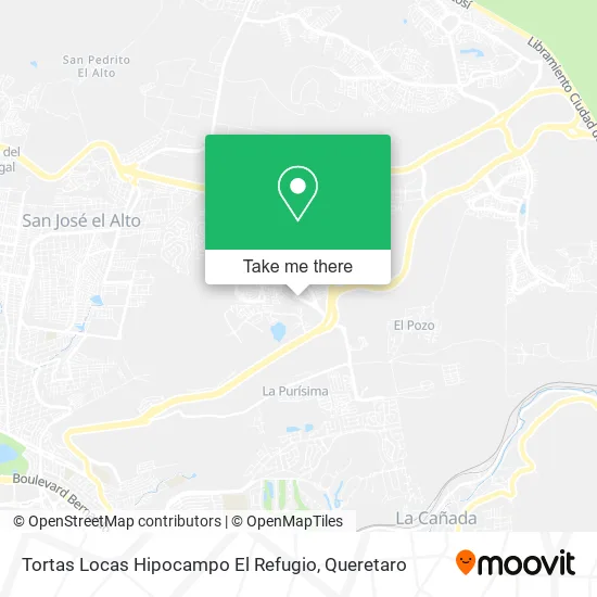 Tortas Locas Hipocampo El Refugio map