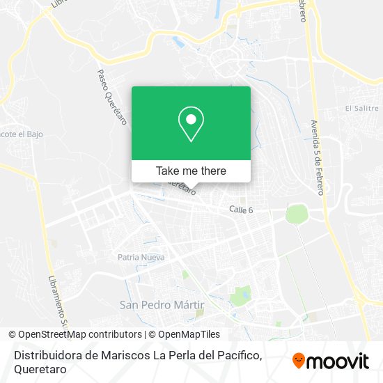 Distribuidora de Mariscos La Perla del Pacífico map