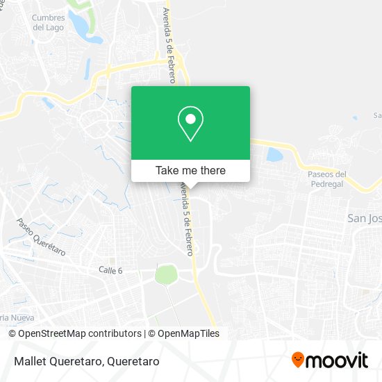 Mallet Queretaro map