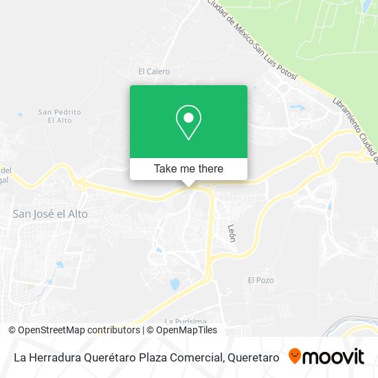 La Herradura Querétaro Plaza Comercial map