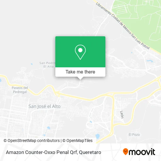 Amazon Counter-Oxxo Penal Qrf map