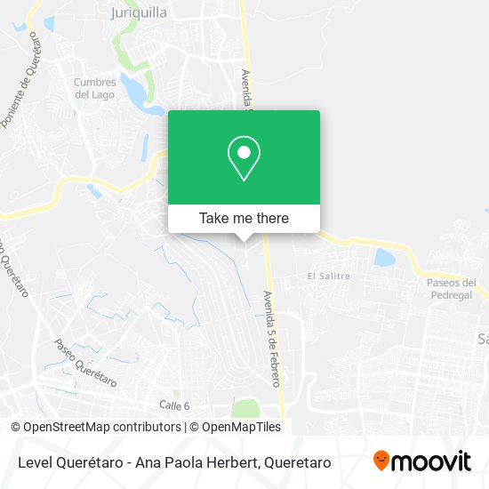 Level Querétaro - Ana Paola Herbert map