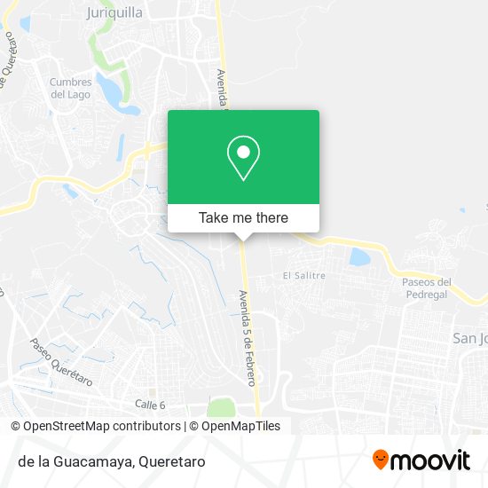 Mapa de de la Guacamaya