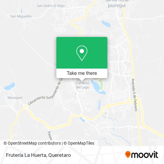 Frutería La Huerta map