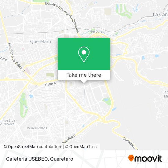 Cafetería USEBEQ map