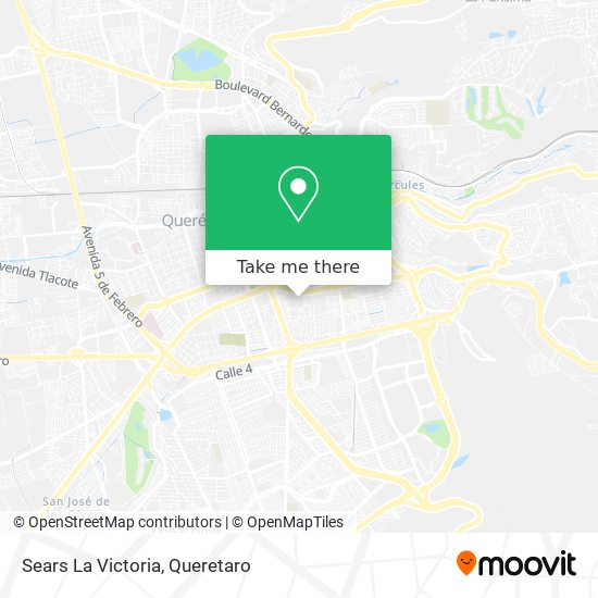 Mapa de Sears La Victoria