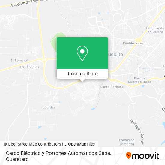 Cerco Eléctrico y Portones Automáticos Cepa map