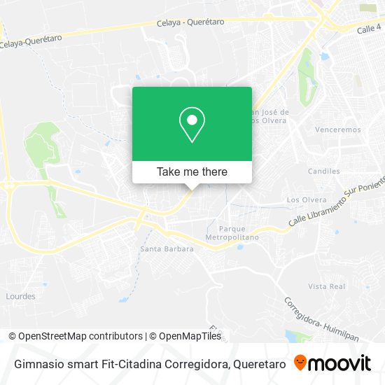 Gimnasio smart Fit-Citadina Corregidora map