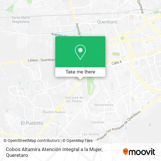 Cobos Altamira Atención Integral a la Mujer map