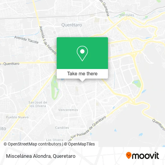 Mapa de Miscelánea Alondra