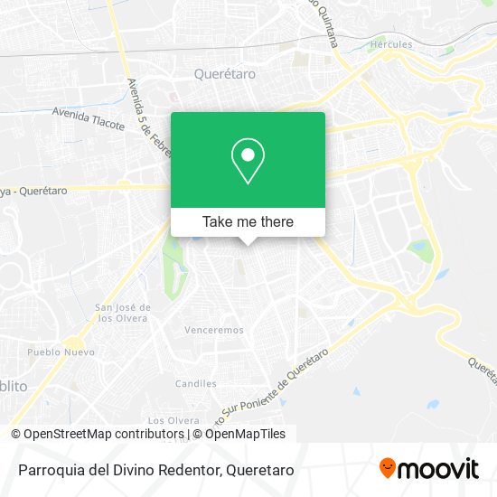 Parroquia del Divino Redentor map