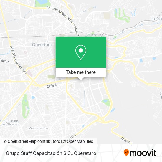 Mapa de Grupo Staff Capacitación S.C.