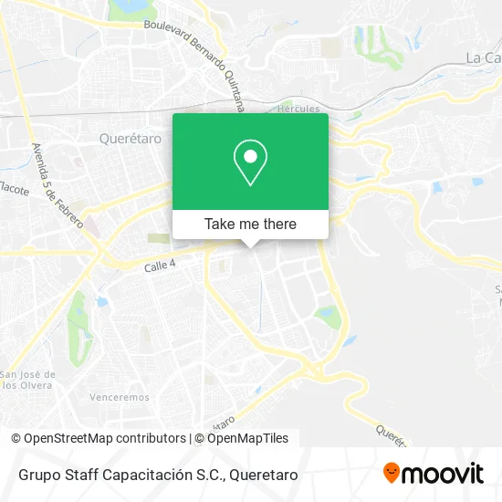 Mapa de Grupo Staff Capacitación S.C.