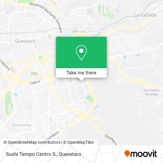Sushi Tempo Centro S. map