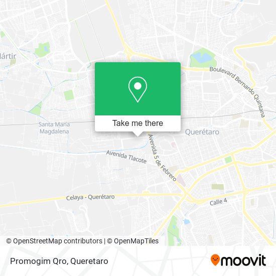 Mapa de Promogim Qro