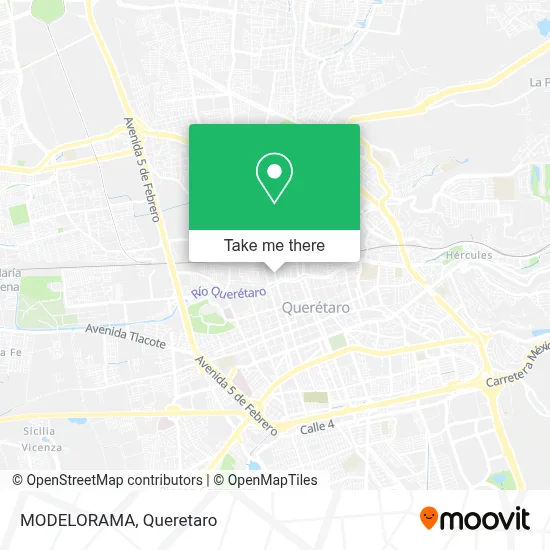 MODELORAMA map