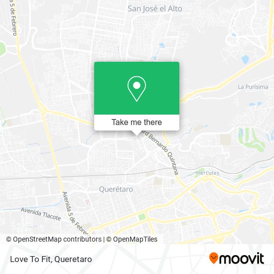 Mapa de Love To Fit
