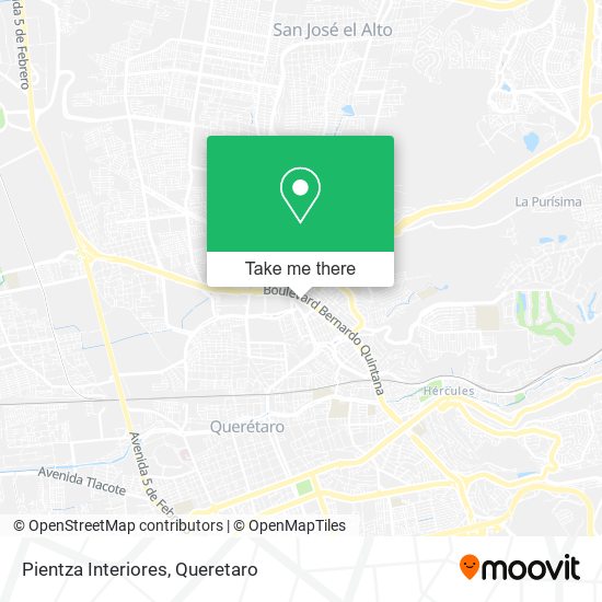 Mapa de Pientza Interiores
