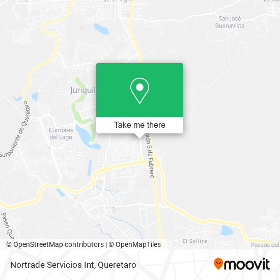 Mapa de Nortrade Servicios Int