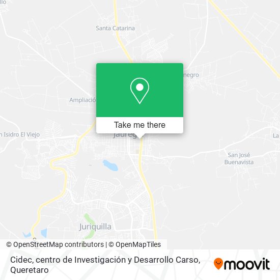 Cidec, centro de Investigación y Desarrollo Carso map