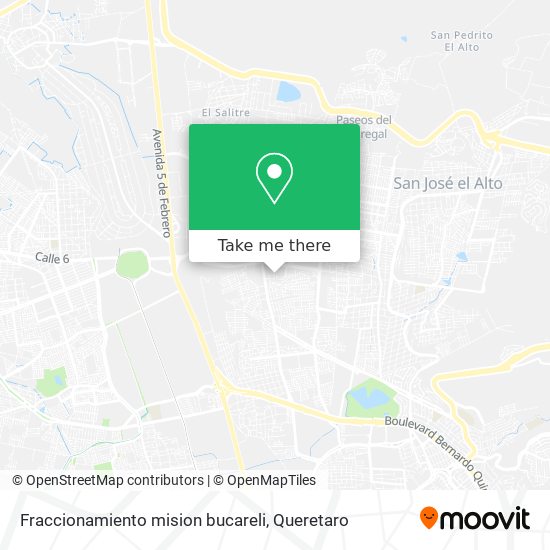 Fraccionamiento mision bucareli map
