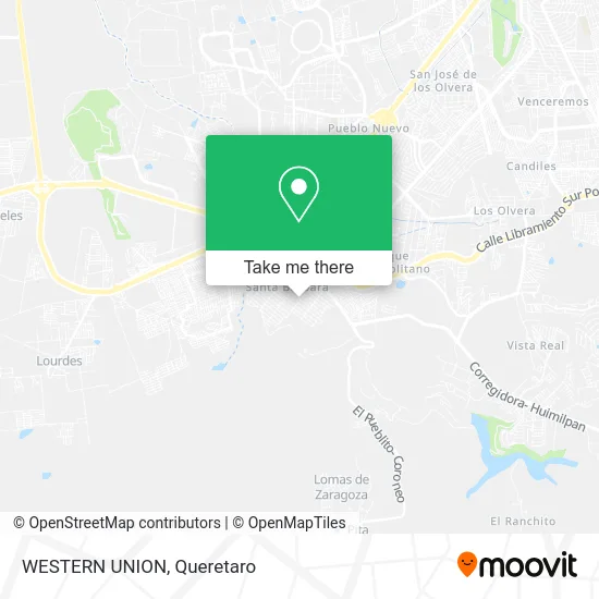 Mapa de WESTERN UNION