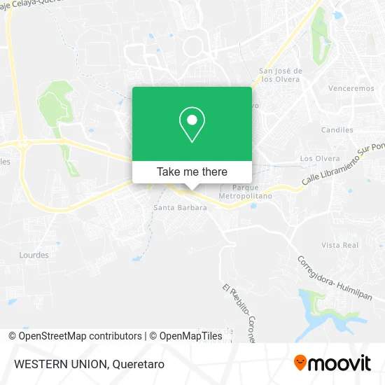 Mapa de WESTERN UNION