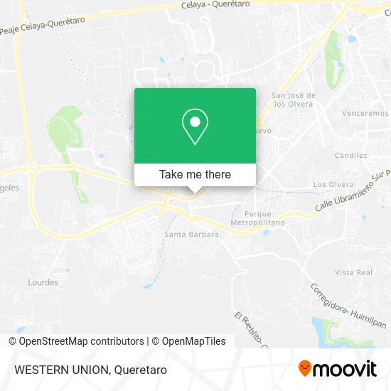 Mapa de WESTERN UNION