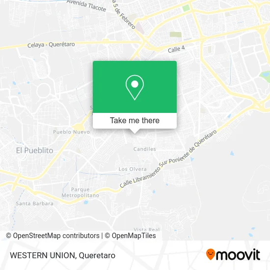 Mapa de WESTERN UNION