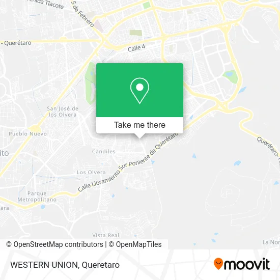 Mapa de WESTERN UNION
