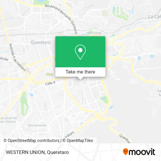 Mapa de WESTERN UNION