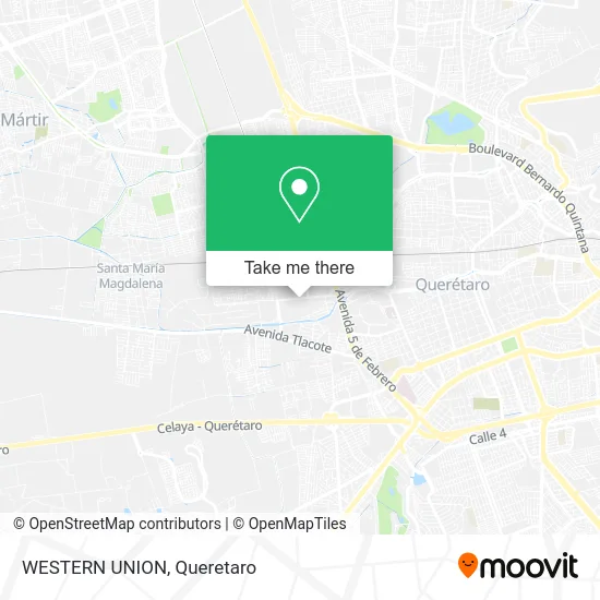 Mapa de WESTERN UNION