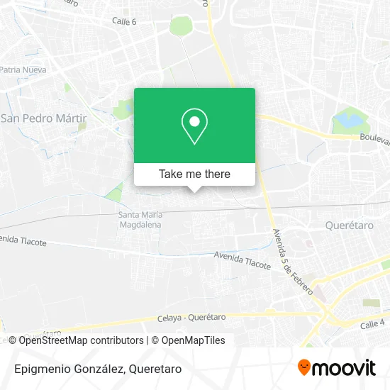 Mapa de Epigmenio González