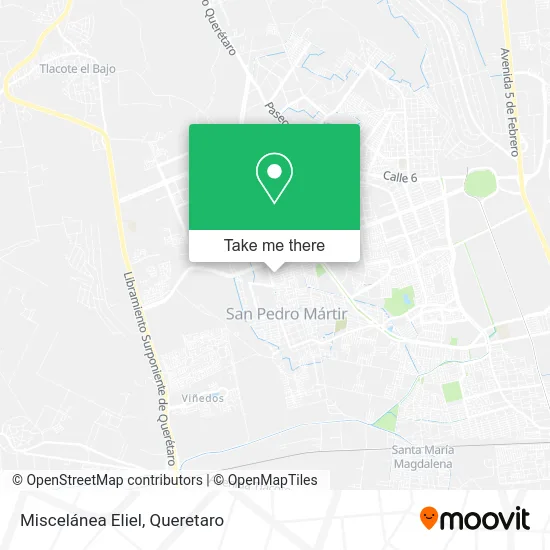 Mapa de Miscelánea Eliel