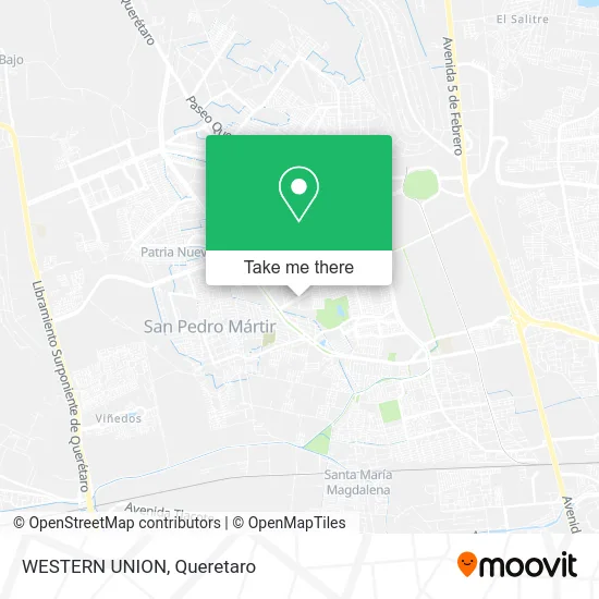 Mapa de WESTERN UNION