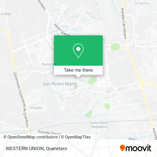 Mapa de WESTERN UNION