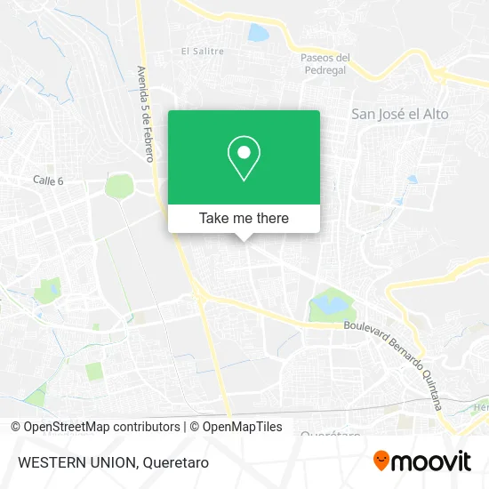 WESTERN UNION map